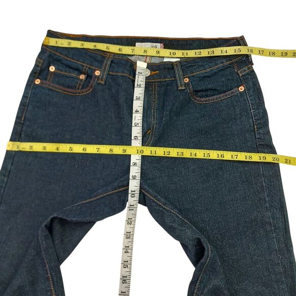 Levi's Jeans Womens 10 Blue Bootcut Dark Wash Mid Rise 515 Rodeo Denim Work - Picture 10 of 11